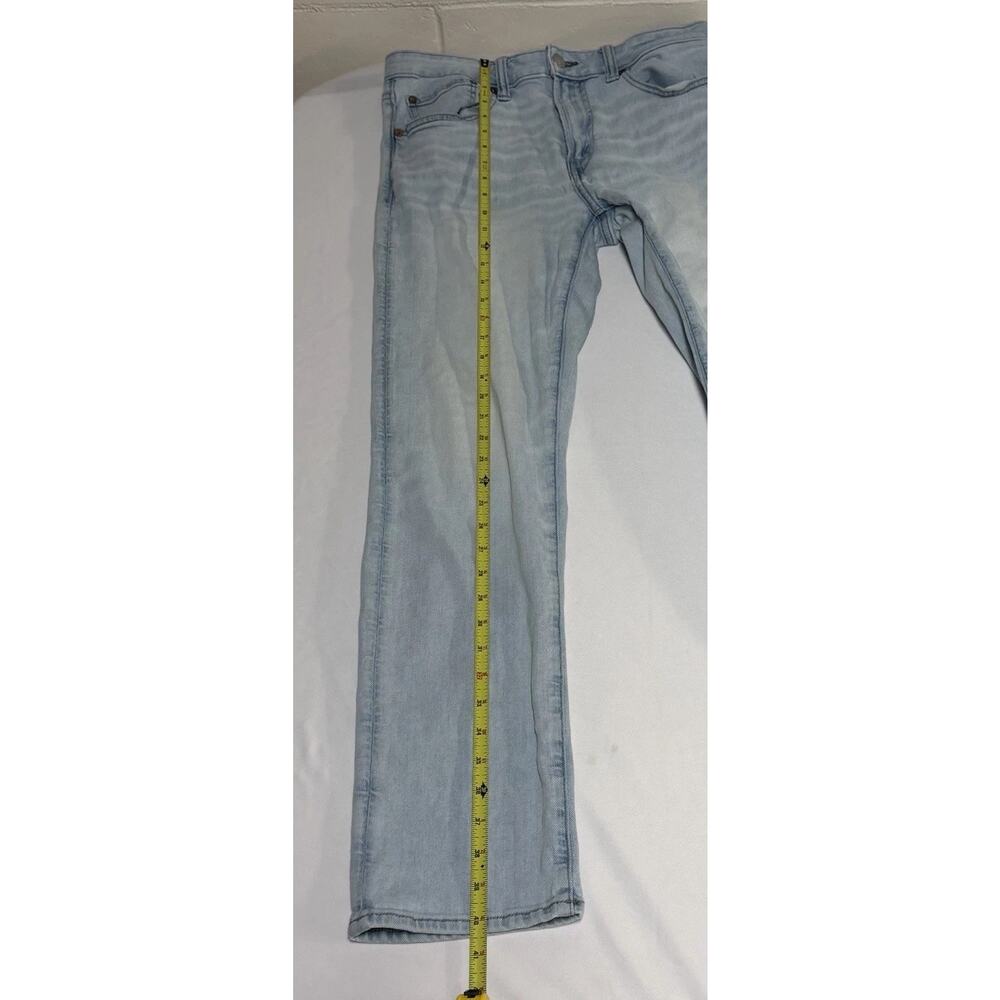American Eagle Jeans Men’s 32X34 Airflex+ Athletic Straight Blue Light Wash - Picture 14 of 16